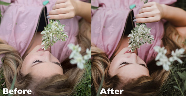 Moody Preset Before After
